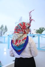 روسری ابریشم طرح دلبرانه - Image 4